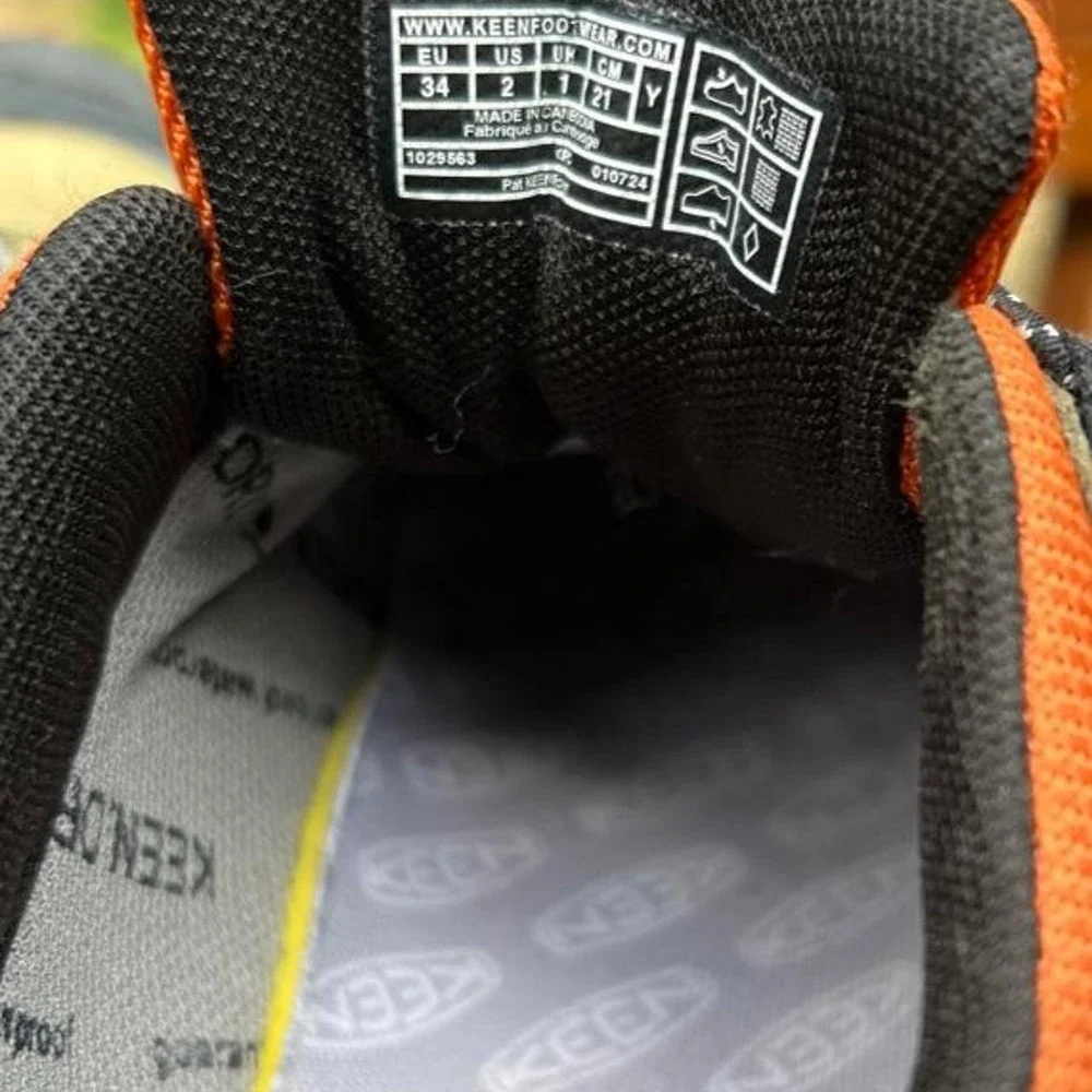 Keen Youth 2 Waterproof Targhee IV Hiker Bison Brindle Orange Boots